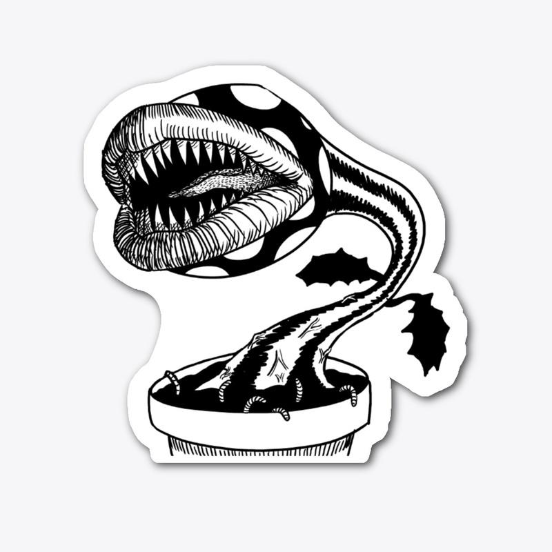 Piranha Sticker